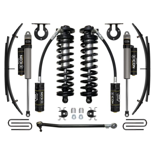 ICON 2017-2023 Ford F-250/F-350 Super Duty 4WD, 2.5-3" Lift, Stage 3 Coilover System w/ Expansion Packs