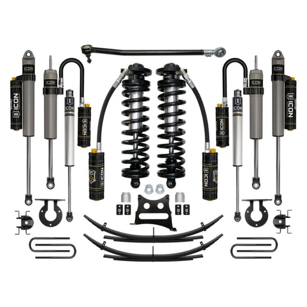 ICON 17-22 Ford F250/F350, 2.5-3" Lift, Stage 5 Coilover System w/ Leaf Springs