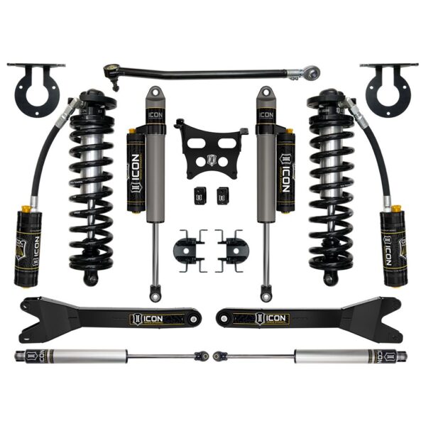 ICON 2023 Ford F-250/F-350 Super Duty 4WD, 2.5-3" Lift, Stage 4 Coilover Conversion System with Radius Arms