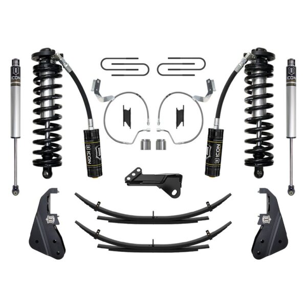 ICON 2023 Ford F-250/F-350 Super Duty 4WD, 4-5.5" Lift, Stage 1 Coilover Conversion System w/ Expansion Packs