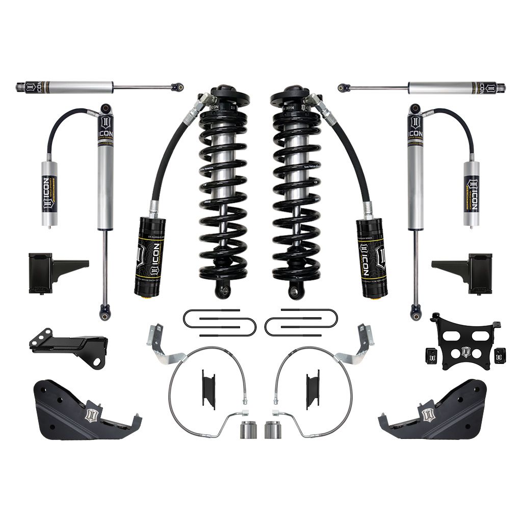 ICON 2023 Ford F-250/F-350 Super Duty 4WD, 4-5.5" Lift, Stage 2 Coilover Conversion System