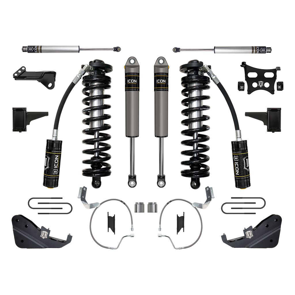 ICON 2023 Ford F-250/F-350 Super Duty 4WD, 4-5.5" Lift, Stage 3 Coilover Conversion System
