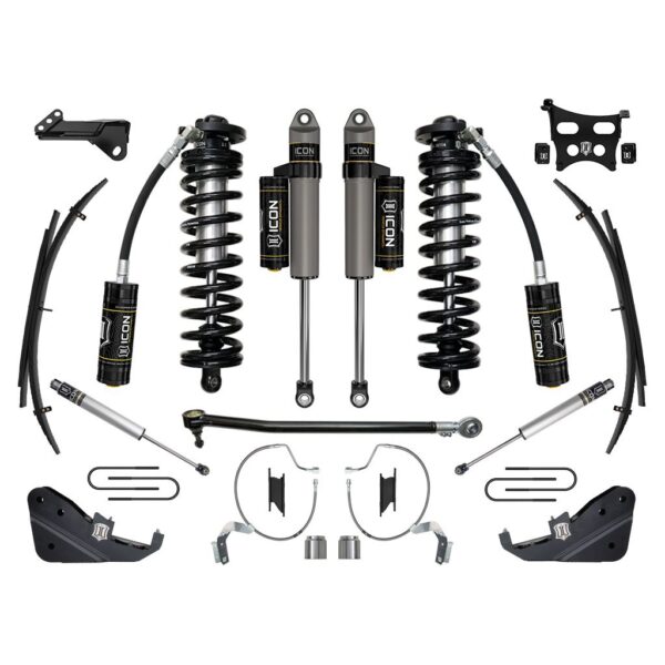 ICON 2023 Ford F-250/F-350 Super Duty 4WD, 4-5.5" Lift, Stage 4 Coilover Conversion System w/ Expansion Packs