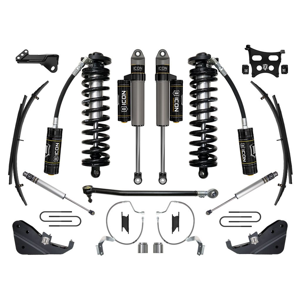 ICON 2023 Ford F-250/F-350 Super Duty 4WD, 4-5.5" Lift, Stage 4 Coilover Conversion System w/ Expansion Packs