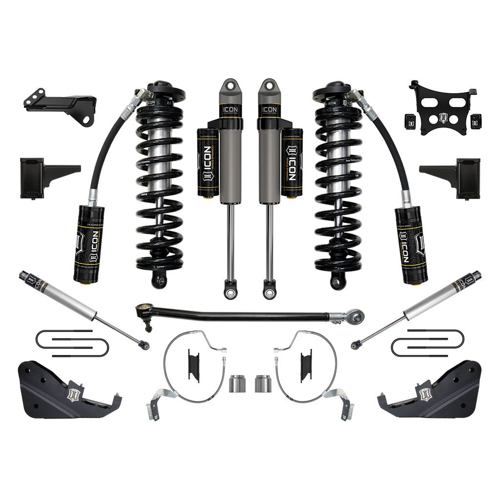 ICON 2023 Ford F-250/F-350 Super Duty 4WD, 4-5.5" Lift, Stage 4 Coilover Conversion System