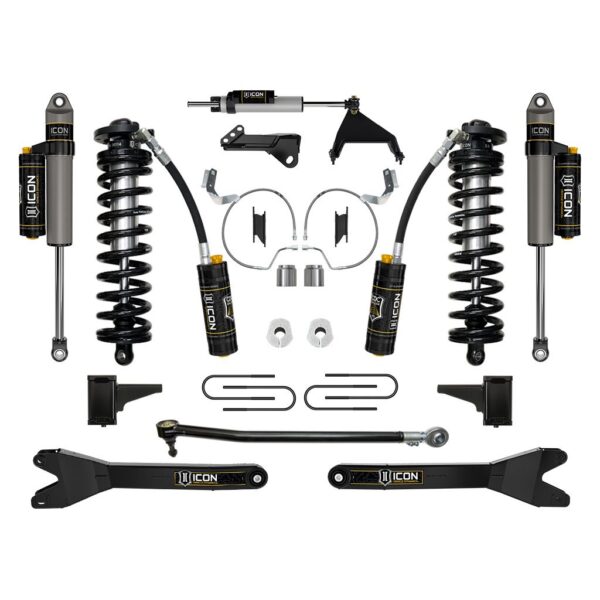 ICON 2023 Ford F-250/F-350 Super Duty 4WD, 4-5.5" Lift, Stage 5 Coilover Conversion System w/ Radius Arms