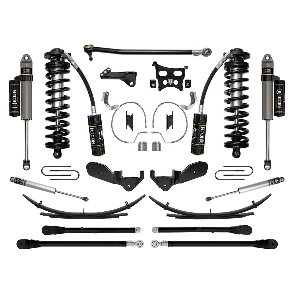 ICON 2023 Ford F-250/F-350 Super Duty 4WD, 4-5.5" Lift, Stage 6 Coilover Conversion System w/ Expansion Packs