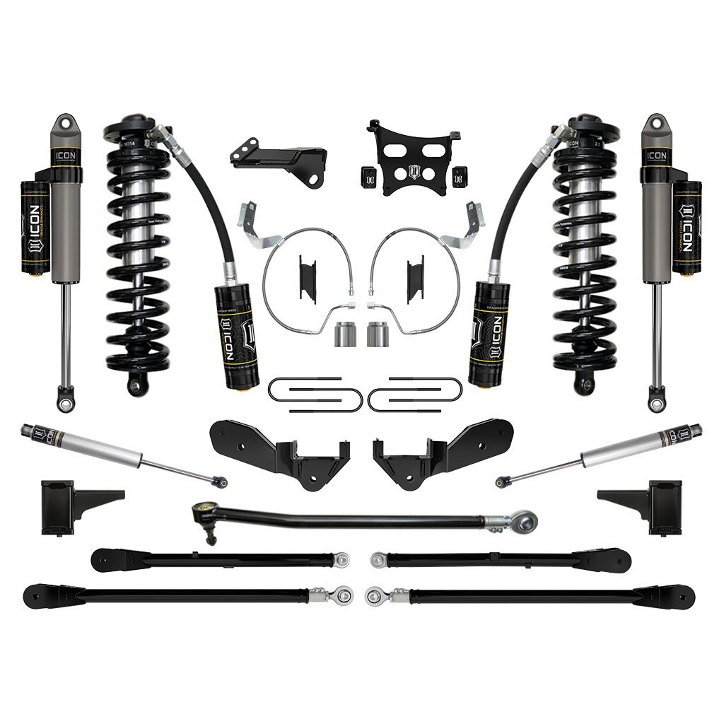 ICON 2023 Ford F-250/F-350 Super Duty 4WD, 4-5.5" Lift, Stage 6 Coilover Conversion System