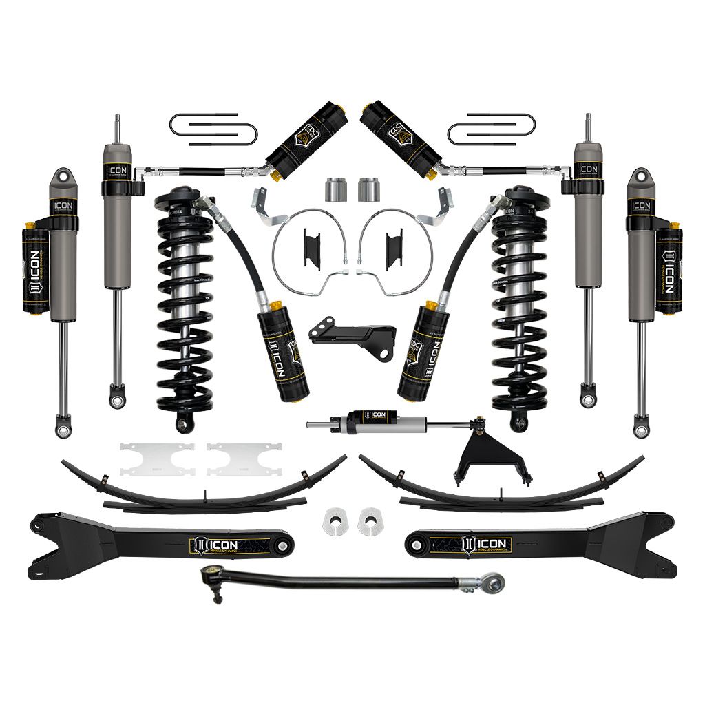 ICON 2023 Ford F-250/F-350 Super Duty 4WD, 4-5.5" Lift, Stage 7 Coilover Conversion System w/ Radius Arms & Expansion Packs