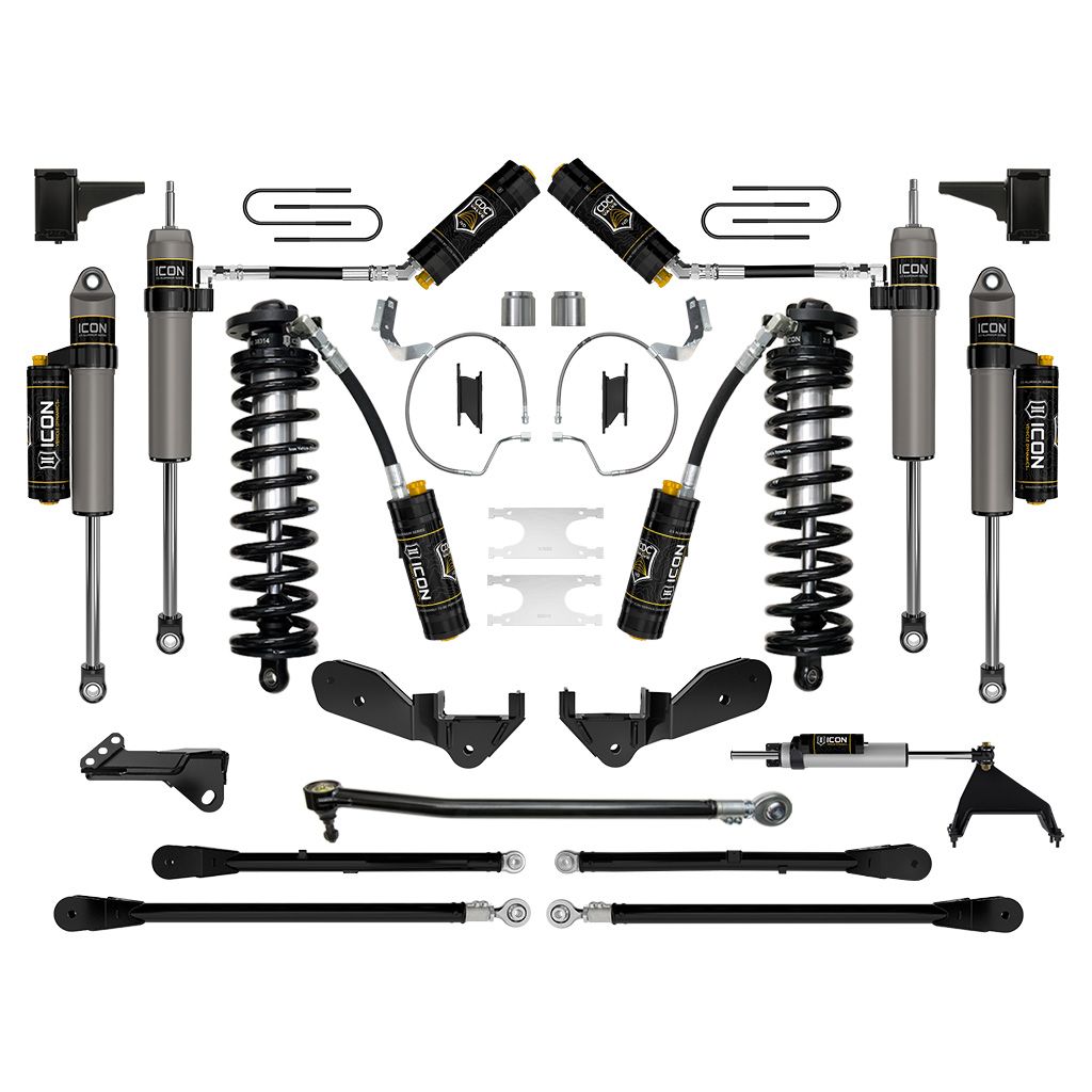 ICON 2023 Ford F-250/F-350 Super Duty 4WD, 4-5.5" Lift, Stage 7 Coilover Conversion System