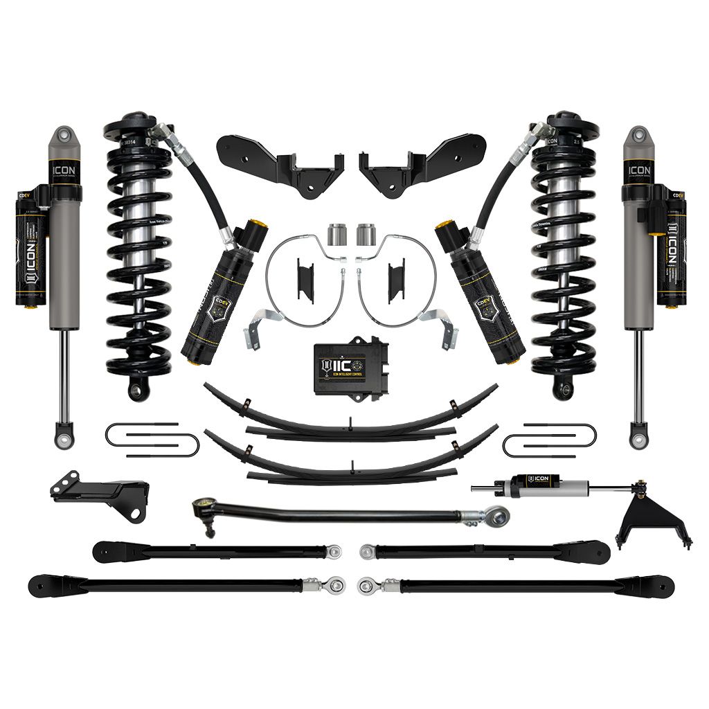 ICON 2023 Ford F-250/F-350 Super Duty 4WD, 4-5.5" Lift, Stage 8 Coilover Conversion System w/ Expansion Packs