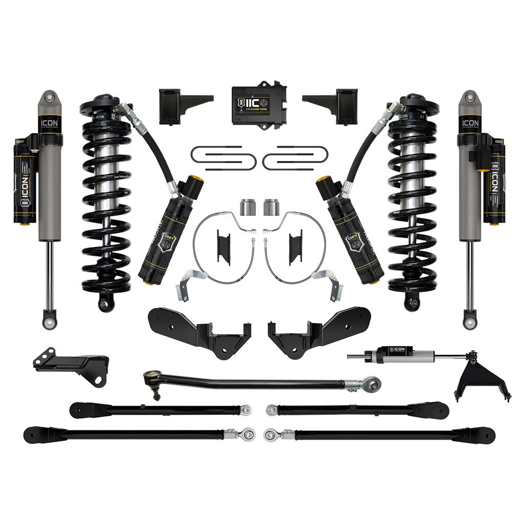 ICON 2023 Ford F-250/F-350 Super Duty 4WD, 4-5.5" Lift, Stage 8 Coilover Conversion System
