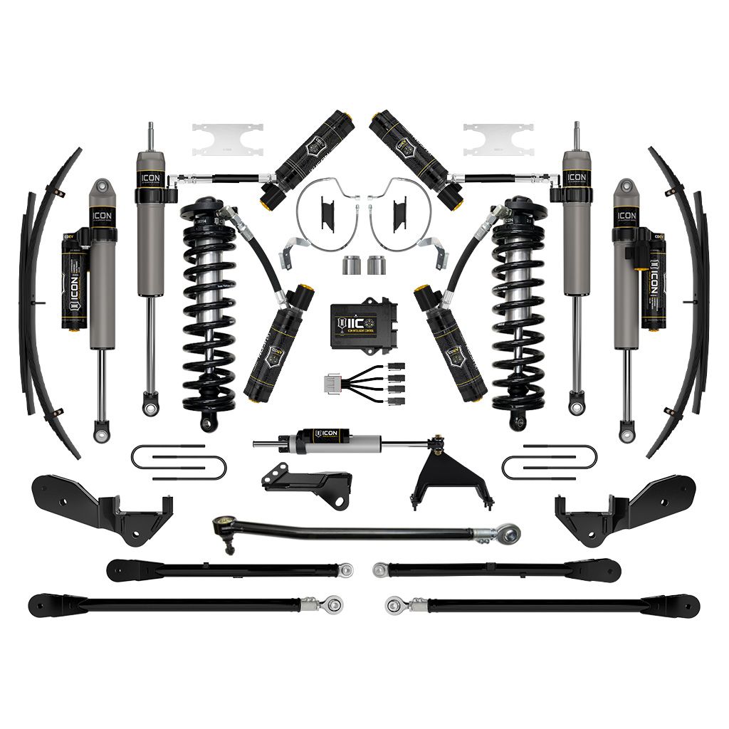 ICON 2023 Ford F-250/F-350 Super Duty 4WD, 4-5.5" Lift, Stage 9 Coilover Conversion System w/ Expansion Packs