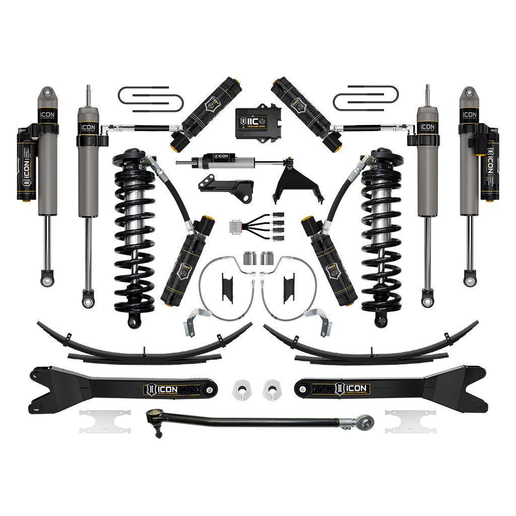 ICON 2023 Ford F-250/F-350 Super Duty 4WD, 4-5.5" Lift, Stage 9 Coilover Conversion System w/ Radius Arms & Expansion Packs