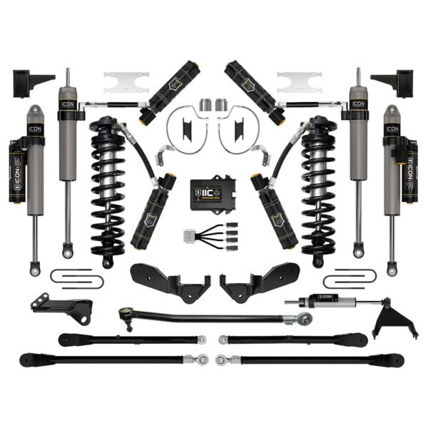 ICON 2023 Ford F-250/F-350 Super Duty 4WD, 4-5.5" Lift, Stage 9 Coilover Conversion System