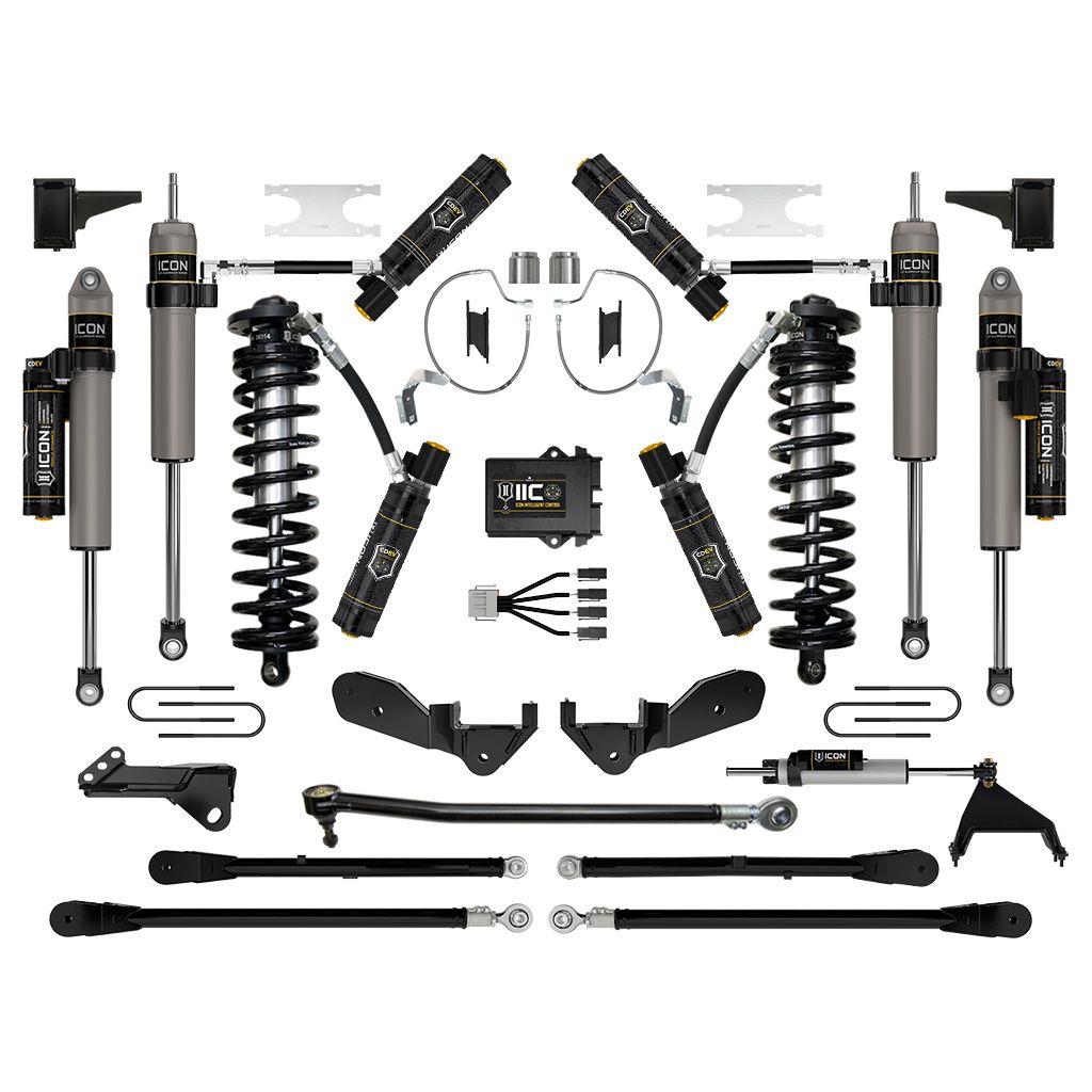 ICON 2023 Ford F-250/F-350 Super Duty 4WD, 4-5.5" Lift, Stage 9 Coilover Conversion System