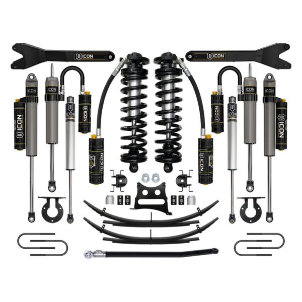 ICON 08-10 Ford F250/F350, 2.5-3" Lift, Stage 6 Coilover System w/ Leaf Springs