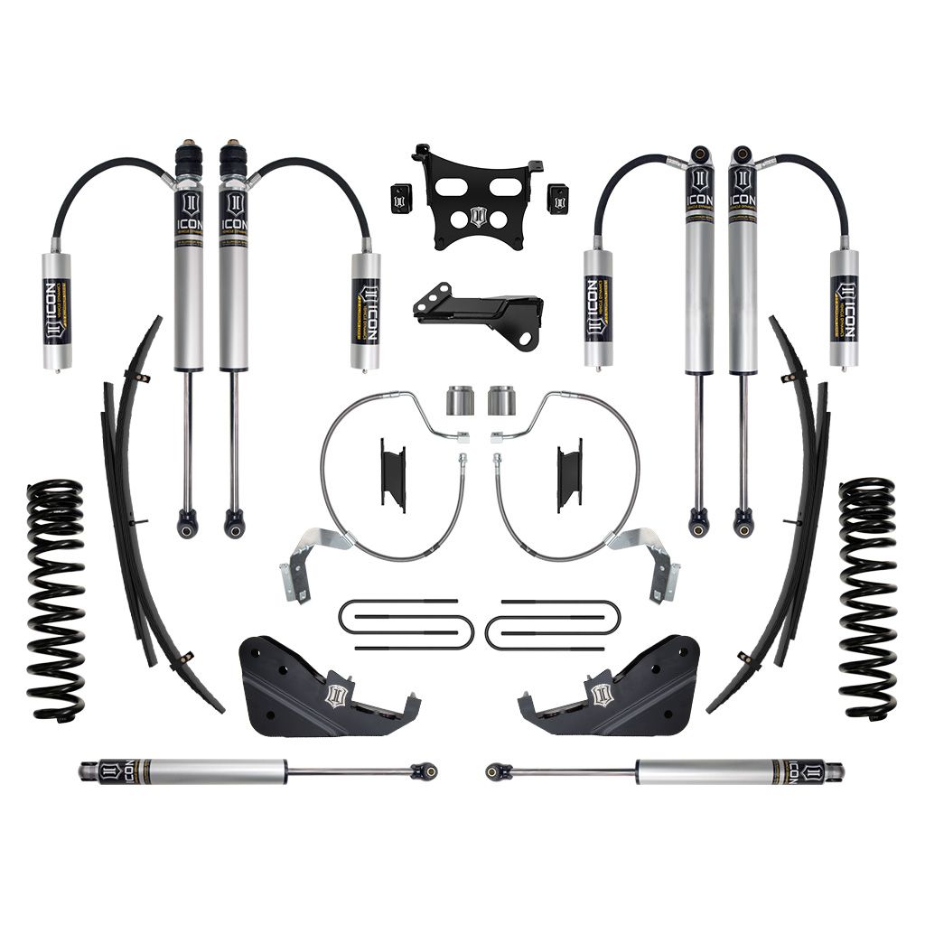 ICON 2023 Ford F-250/F-350 Super Duty 4WD Gas, 4.5" Lift, Stage 2 Suspension System w/ Expansion Packs
