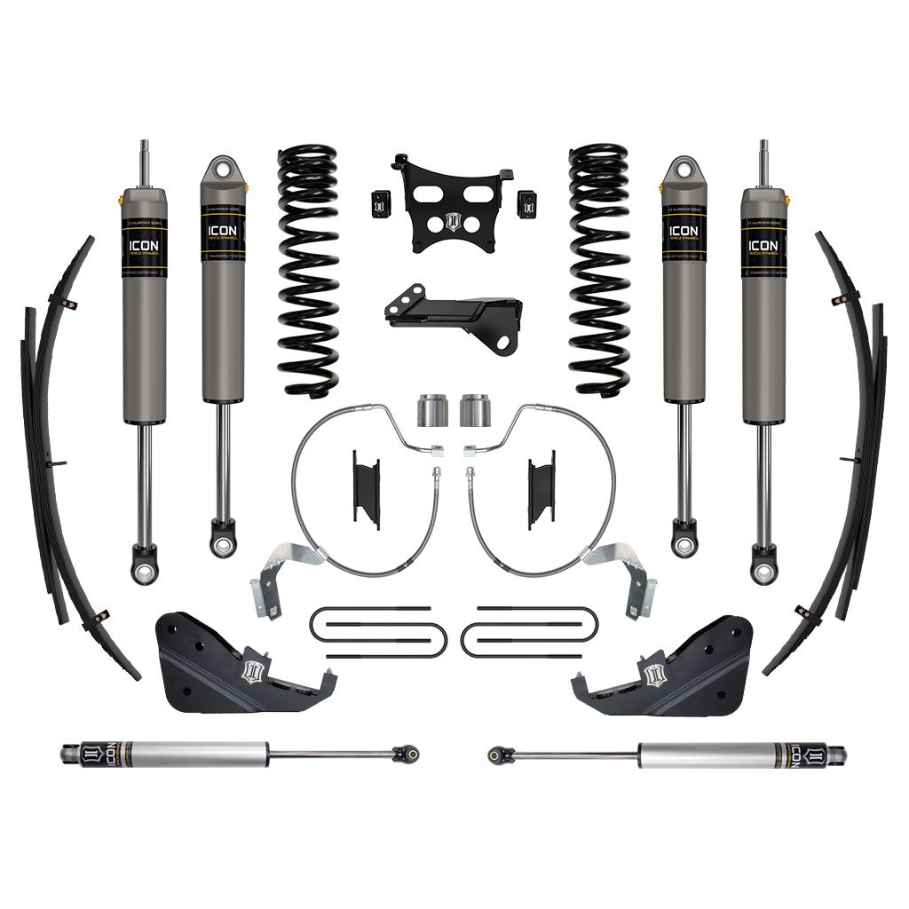 ICON 2023 Ford F-250/F-350 Super Duty 4WD Gas, 4.5" Lift, Stage 3 Suspension System w/ Expansion Packs