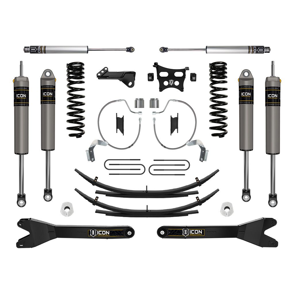 ICON 2023 Ford F-250/F-350 Super Duty 4WD Gas, 4.5" Lift, Stage 3 Suspension System w/ Radius Arms & Expansion Packs