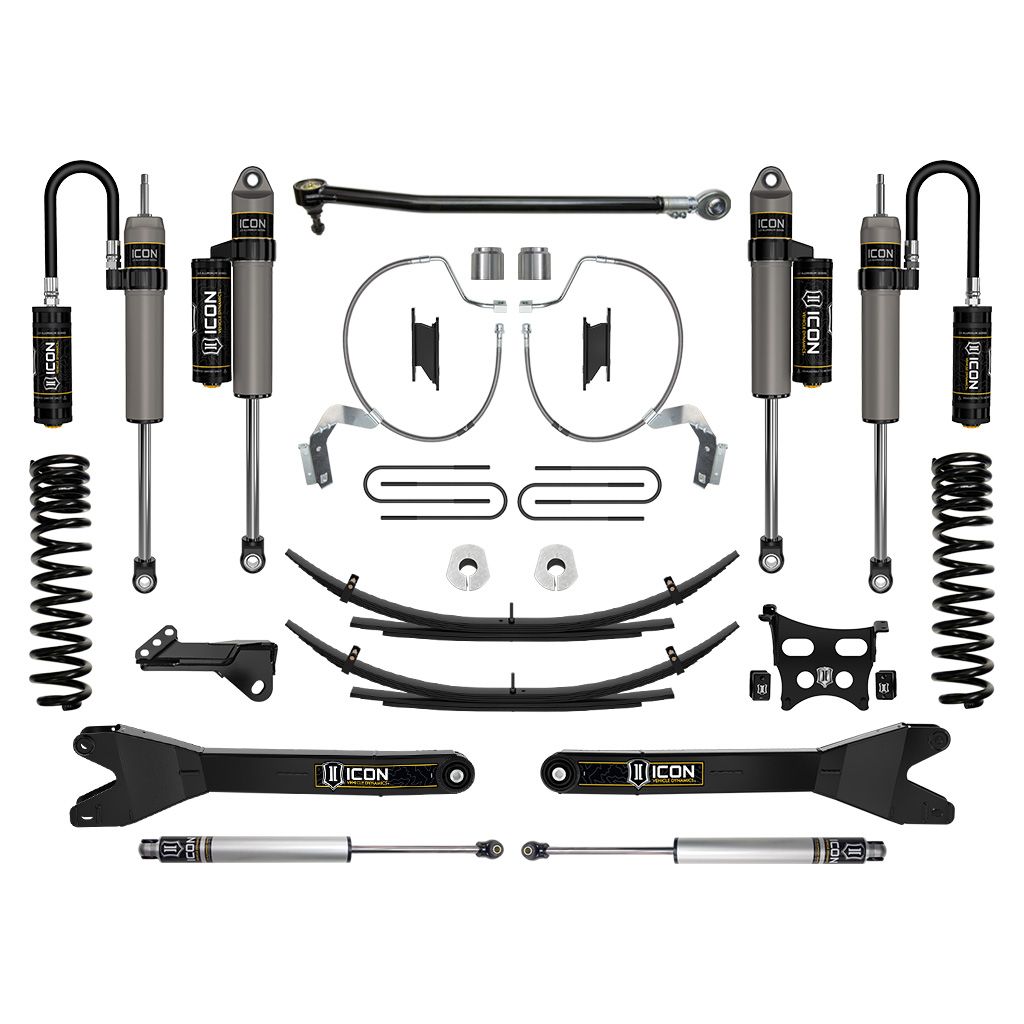 ICON 2023 Ford F-250/F-350 Super Duty 4WD Gas, 4.5" Lift, Stage 4 Suspension System w/ Radius Arms & Expansion Packs
