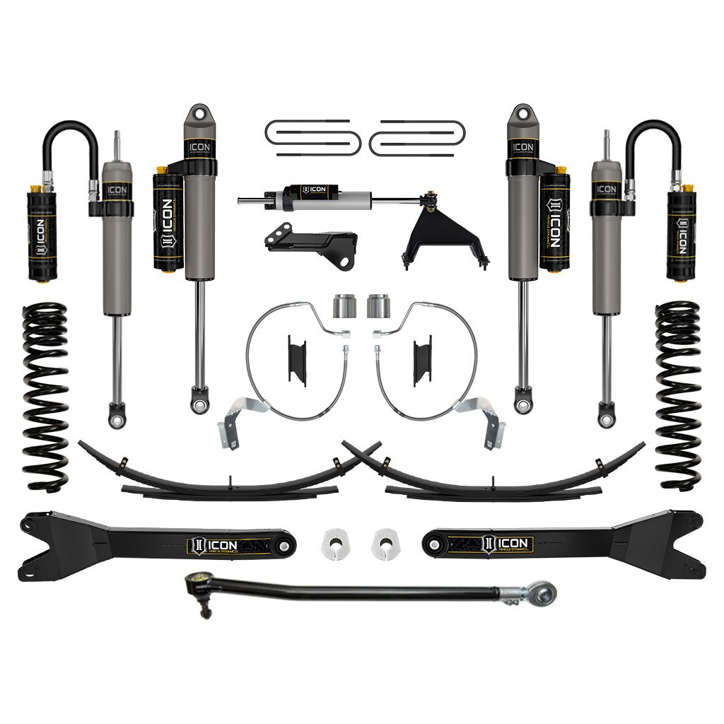 ICON 2023 Ford F-250/F-350 Super Duty 4WD Gas, 4.5" Lift, Stage 5 Suspension System w/ Radius Arms & Expansion Packs