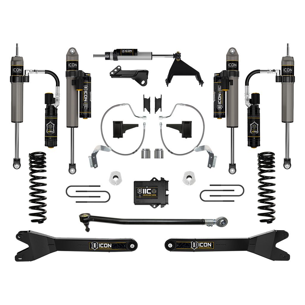 ICON 2023 Ford F-250/F-350 Super Duty 4WD Gas, 4.5" Lift, Stage 8 Suspension System w/ Radius Arms