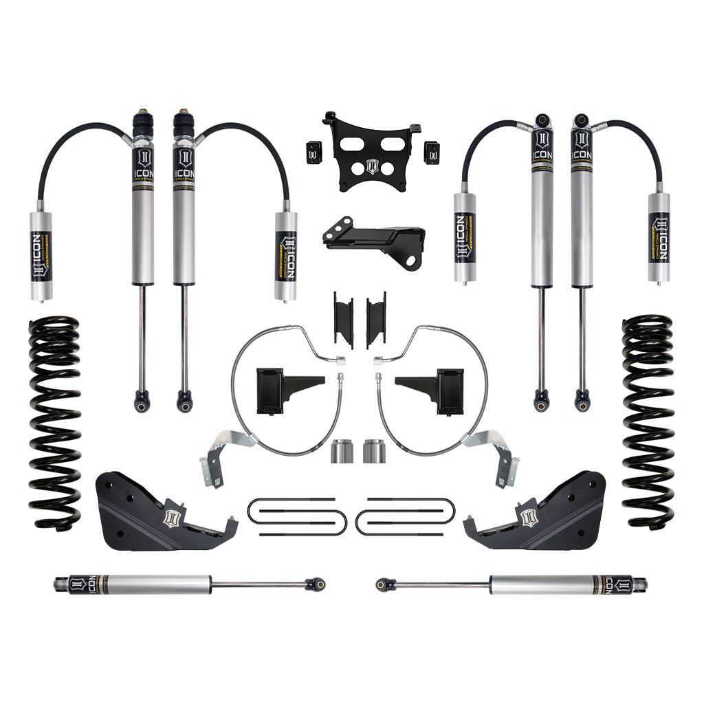 ICON 2023 Ford F-250/F-350 Super Duty 4WD Diesel, 4.5" Lift, Stage 2 Suspension System