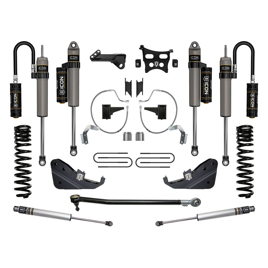ICON 2023 Ford F-250/F-350 Super Duty 4WD Diesel, 4.5" Lift, Stage 4 Suspension System