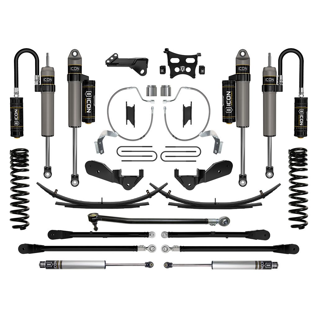 ICON 2023 Ford F-250/F-350 Super Duty 4WD Diesel, 4.5" Lift, Stage 6 Suspension System w/ Expansion Packs