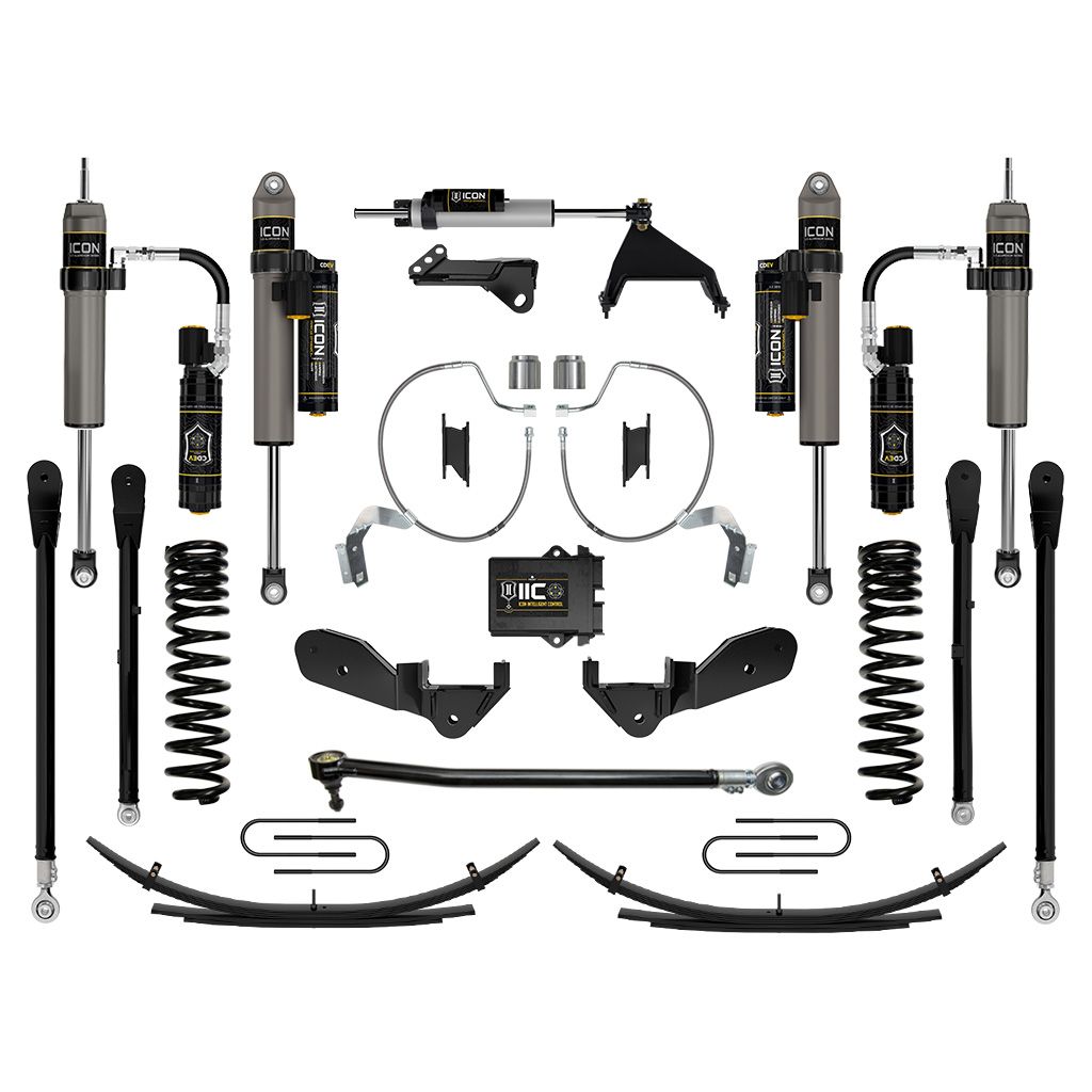 ICON 2023 Ford F-250/F-350 Super Duty 4WD Diesel, 4.5" Lift, Stage 8 Suspension System w/ Expansion Packs