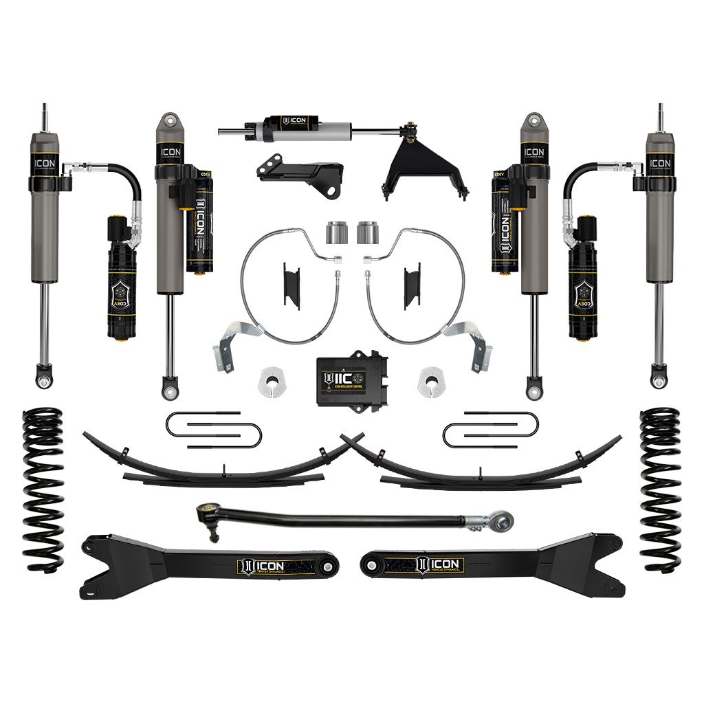 ICON 2023 Ford F-250/F-350 Super Duty 4WD Diesel, 4.5" Lift, Stage 8 Suspension System w/ Radius Arms & Expansion Packs
