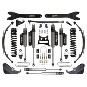 ICON 2017-2022 Ford F250/F350, 7" Lift, Stage 4 Suspension System, w/Radius Arm