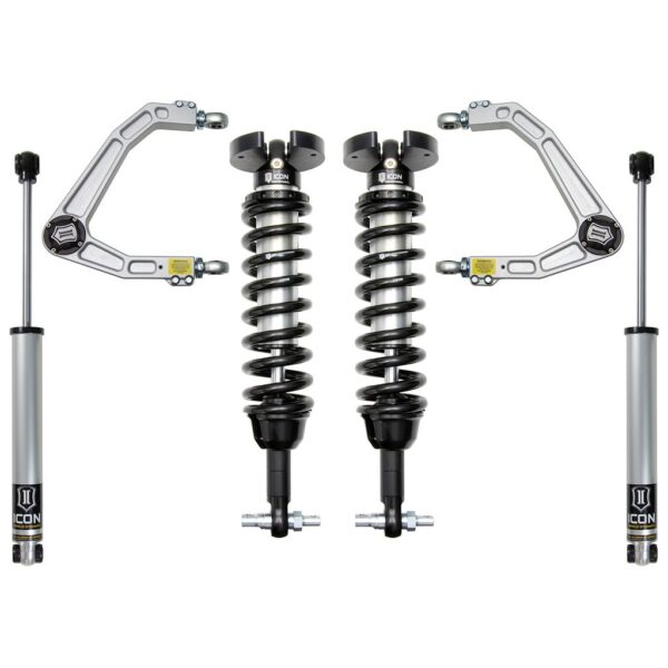 ICON 2019-2023 GM 1500, 1.5-3.5" Lift, Stage 2 Suspension System, Billet UCA