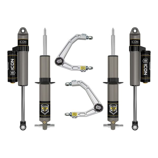 ICON 19-23 GM 1500, 2.375-3.75" Lift, Stage 3 EXP Suspension System, Billet