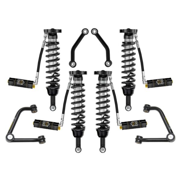 ICON 2021-2023 Chevrolet Tahoe & Suburban/2021-2023 GMC Yukon & Yukon XL, 2.5-3.25" Lift, Stage 4 Suspension System, Tubular UCA