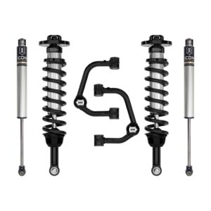 ICON 2021-2024 Ford F-150 4WD, 2.75-3.5" Lift, Stage 1 Suspension System, Tubular