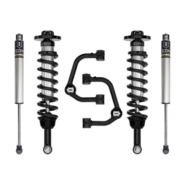 ICON 2021-2024 Ford F-150 4WD, 2.75-3.5" Lift, Stage 1 Suspension System, Tubular