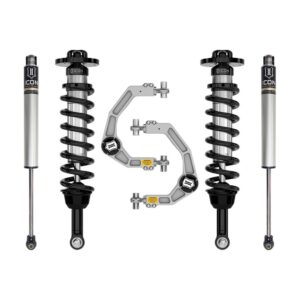 ICON 2021-2024 Ford F-150 4WD, 2.75-3.5" Lift, Stage 1 Suspension System, Billet