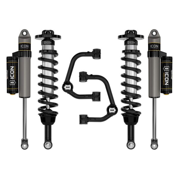 ICON 2021-2024 Ford F-150 4WD, 2.75-3.5" Lift, Stage 2 Suspension System, Tubular