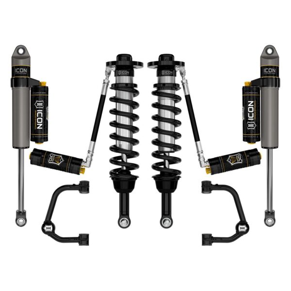 ICON 2021-2024 Ford F-150 4WD, 2.75-3.5" Lift, Stage 4 Suspension System, Tubular, CDCV