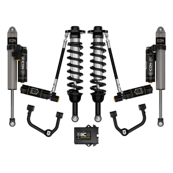 ICON 2021-2024 Ford F-150 4WD, 2.75-3.5" Lift, Stage 5 Suspension System, Tubular