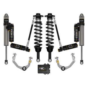ICON 2021-2024 Ford F-150 4WD, 2.75-3.5" Lift, Stage 5 Suspension System, Billet