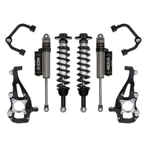 ICON 2021-2024 Ford F-150 4WD, 3.5-4.5" Lift, Stage 2 Suspension System, Tubular