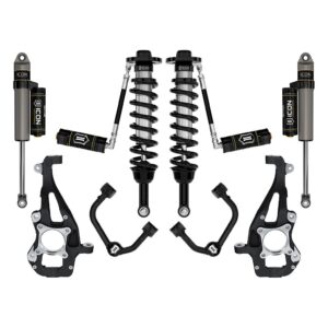 ICON 2021-2024 Ford F-150 4WD, 3.5-4.5" Lift, Stage 3 Suspension System, Tubular