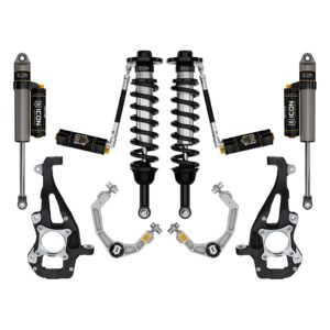 ICON 2021-2024 Ford F-150 4WD, 3.5-4.5" Lift, Stage 4 Suspension System, Billet, CDCV