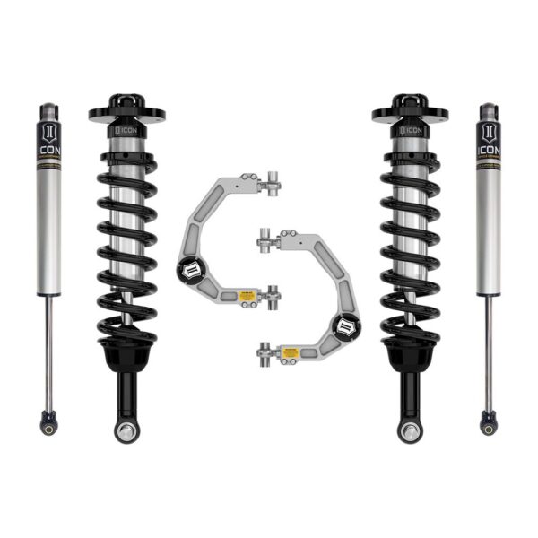 ICON 2021-2024 Ford F-150 Tremor, 2.5-3" Lift, Stage 1 Suspension System, Billet