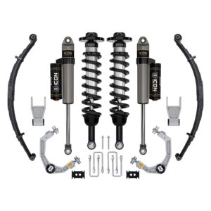 ICON 2021-2024 Ford F-150 Tremor, 2.5-3" Lift, Stage 2 Suspension System, Billet, w/ Leaf Packs