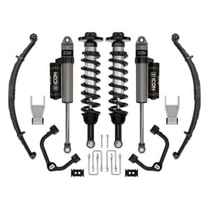 ICON 2021-2024 Ford F-150 Tremor, 2.5-3" Lift, Stage 2 Suspension System, Tubular, w/ Leaf Packs