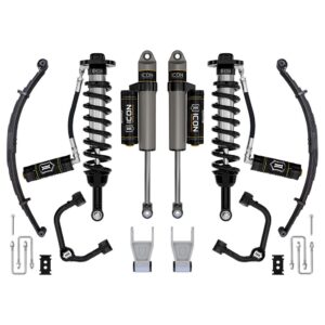 ICON 2021-2024 Ford F-150 Tremor, 2.5-3" Lift, Stage 3 Suspension System, Tubular, w/ Leaf Packs
